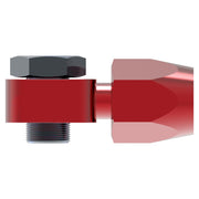 FBM1066 (FCM1066) Eaton Aeroquip® -06 Banjo Fitting for Holley Single Feed 600-660 Series and all Two Barrel Series with 9/16-24 Thread - Aluminum
