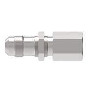FBM2824 (FCM2824) Eaton Aeroquip® -12 Male AN Bulkhead x 3/4" Female Pipe Straight Adapter - Steel