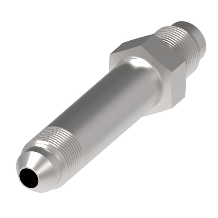 FBM2935 (FCM2935) Eaton Aeroquip® Long -04 Male AN S.A.E. 37° Male Flare x 7/16-24" 42° Male Inverted Flare Adapter - Steel (Pack of 2)
