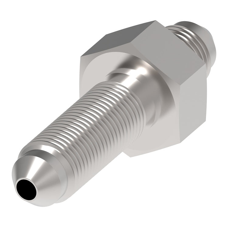 FBM2943 (FCM2943) Eaton Aeroquip® -04 Male AN S.A.E. 37° Male Flare x 10mmx1" Metric Flare Adapter - Steel (Pack of 2)