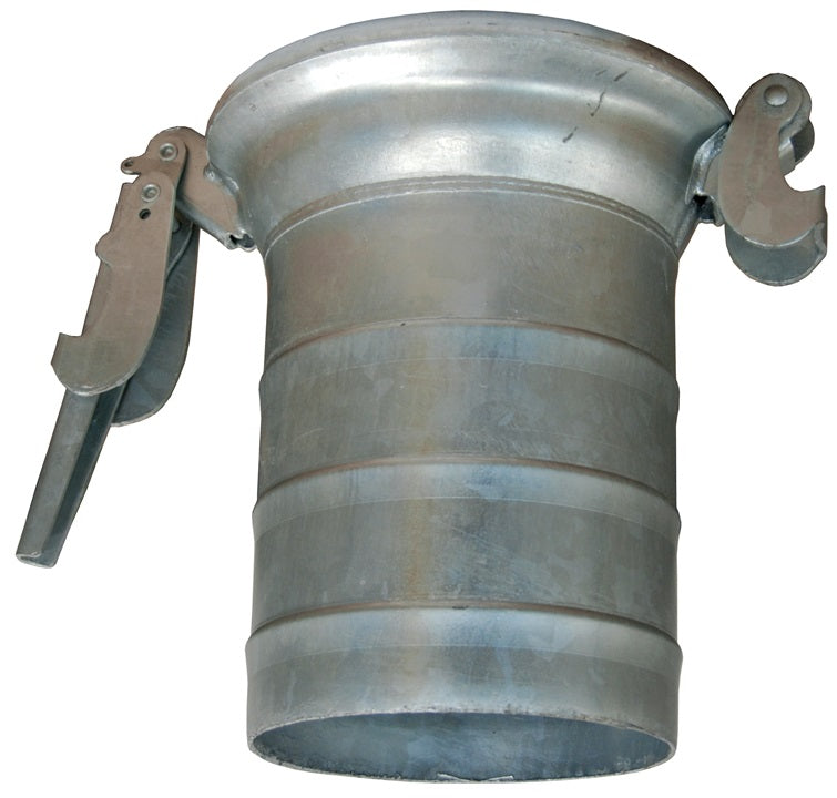 FC21210 by Dixon Valve | Type A (Agri-Lock) Quick Connect Fitting | 10" Size | Female with Hose Shank | Galvanized Steel
