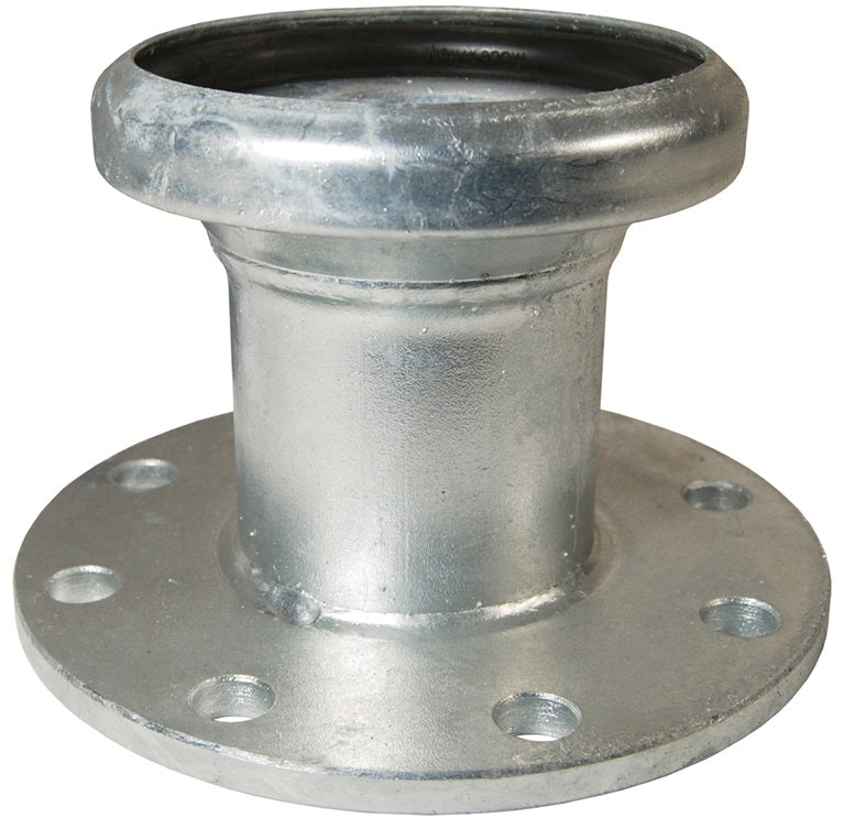 FC3146 by Dixon Valve | Type B (Bauer Style) Quick Connect Fitting | 6" Size | Female x 150# ASA Flange | Galvanized Steel