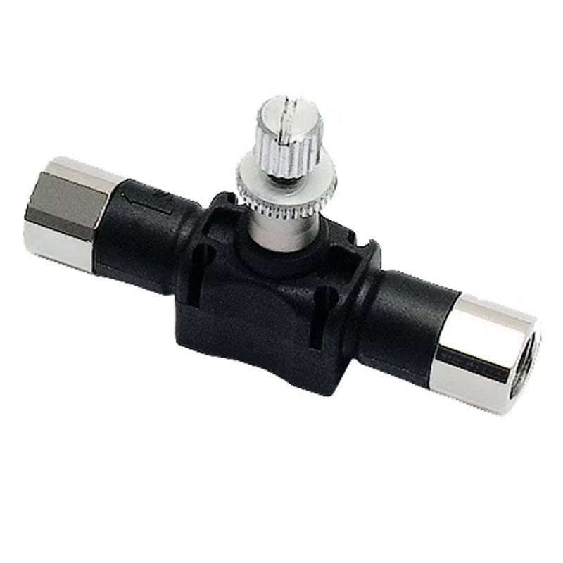 FC836-8G by Parker | Threaded In-Line Flow Control | 1/2" Female BSPP Thread x 1/2" Female BSPP Thread | 121.0 mm Length | 67.5 mm Width | Straight | Glass-Reinforced Nylon 