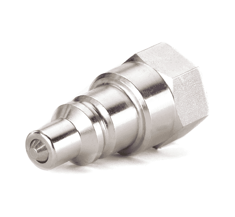 FD35-1002-06-06 Hansen® by Danfoss | Quick Disconnect Coupling | FD35 Series | 3/8" Female NPT x 3/8" High Pressure Ball Latch | Plug | FKM Seal | Valved | Steel