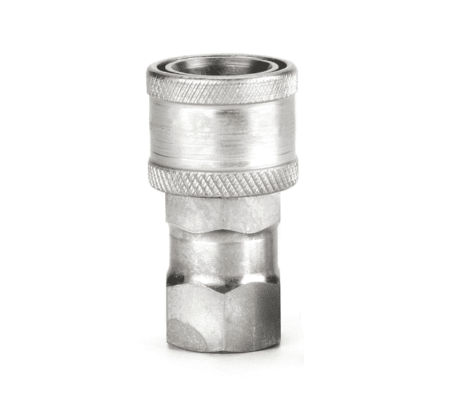 FD48-1001-04-04 Hansen® by Danfoss | Quick Disconnect Coupling | FD48 Series | 1/4" Female NPT x 1/4" Parker Bruning SM-250 Interchange | Socket | Buna-N Seal | Steel