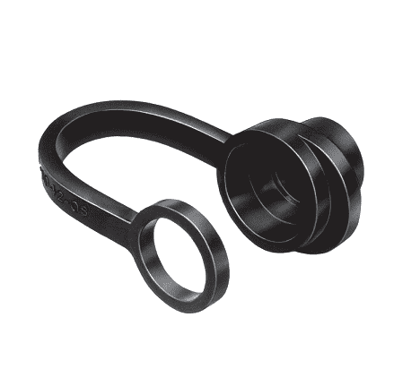 FD49-1042-06 Hansen® by Danfoss | Quick Disconnect Coupling | FD49 Series | 3/8" Body size | Dust Cap/Plug | Valved | Buna-N Seal | Steel