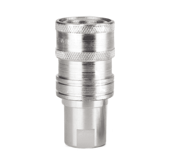 FD72-1001-08-10 Hansen® by Danfoss | Quick Disconnect Coupling | FD72/FD76 Series | 1/2" Female NPT x 5/8" Farm/AG ISO 5675 Interchange | Socket | Buna-N Seal | Steel