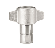 FD86-1010-16-16 Hansen® by Danfoss | Quick Disconnect Coupling | FD86 Series | 1" Female SAE O-Ring Boss x 1" Thread to Connect 5,000 psi Dry Break High Impulse (Wing Nut) | Socket | NBR Seal | Steel