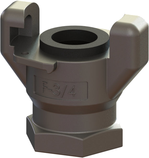 FE-75 by Campbell Fittings | Import Universal Coupling | 3/4" Female NPT Thread | Straight | Ductile Iron | Pack of 25