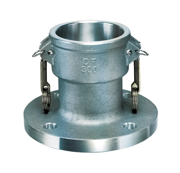 FL-AL-D800 by Kuriyama | FL-AL-D Series | Cam & Groove Adapter | 8" Coupler x 8" 150# ASA Flange | Aluminum