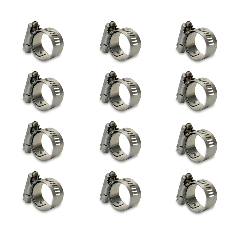 FLX2582-0006 by FlexFab | Series 2582 | Lined Worm Gear Clamps | 0.50" Min Dia | 0.88" Max Dia | 10 Per pack