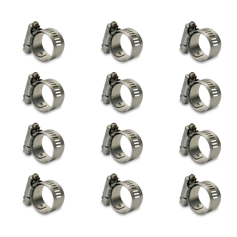 FLX2582-0010 by FlexFab | Series 2582 | Lined Worm Gear Clamps | 0.75" Min Dia | 1.06" Max Dia | 10 Per pack