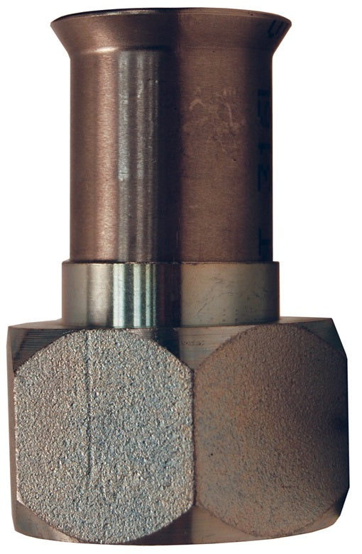 FMF1500 by Dixon Valve | Weld End Metal Hose Fitting | 1-7/8" Female SAE 37° JIC x 1-1/2" Tube OD | Carbon Steel Nut & Sleeve