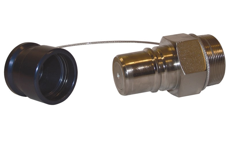 FRS-C by Dixon Valve | FloMAX Diesel Fueling System | One-Piece Diesel Fuel Receiver | with Cap | 2" Male NPT | Nickel-Plated Steel