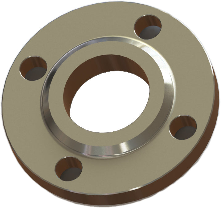 FS150SS-10 by Campbell Fittings | Slip-On Flange | 2-1/2" 150# Flange x 2-1/2" Weld End | 316 Stainless Steel