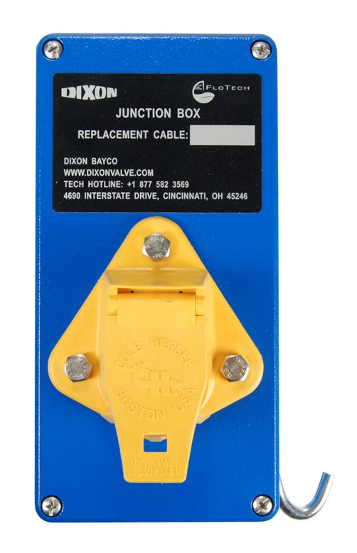 FT7502 by Dixon Valve | API-Compatible Pull-Away Socket Junction Box | with Cole Hersee Yellow 13-Pin Break-Away