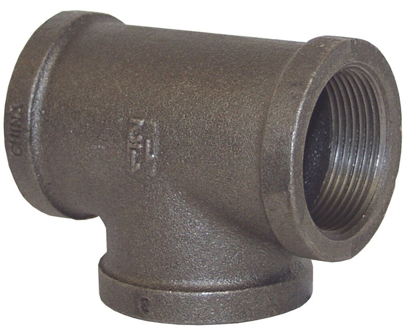 FT40 by Dixon Valve | Tee Adapter | 4" Female NPT x 4" Female NPT x 4" Female NPT | 150# Iron