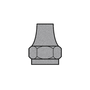 B-341-08 Breco by Foster | 1/2" SAE 45° Flare Nut | Long