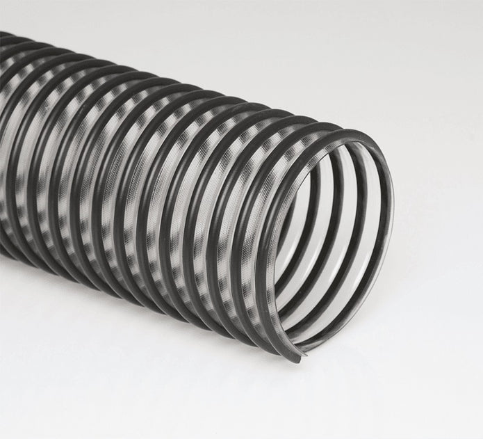 10-Flex-Tube-PV-25 Flexaust #3504100025 Flex-Tube PV 10 inch Air, Fume, and Dust Duct Hose - 25ft