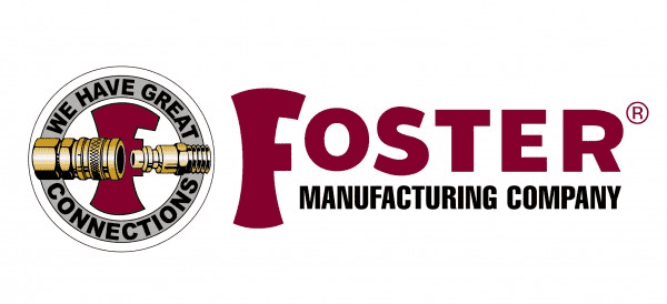 B-361-04 Breco by Foster | 1/4" Compression Tube Nut | Straight | Brass
