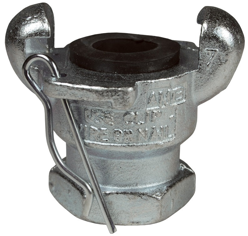 GAM8 Global Air King® by Dixon Valve | Pneumatic Fitting | 2-Lug Threaded End | Chicago Style x 3/4" Female NPT | Plated Steel