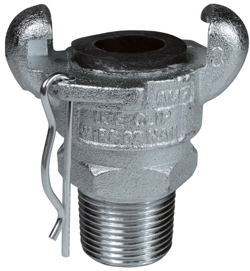 GAM7 Global Air King® by Dixon Valve | Pneumatic Fitting | 2-Lug Threaded End | Chicago Style x 3/4" Male NPT | Plated Steel
