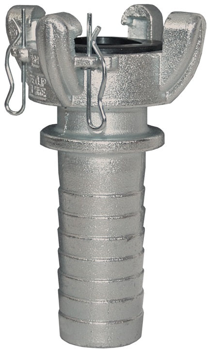 GAM26 Global Air King® by Dixon Valve | Pneumatic Fitting | 4-Lug Hose End | Chicago Style x 2" Hose ID | Plated Steel
