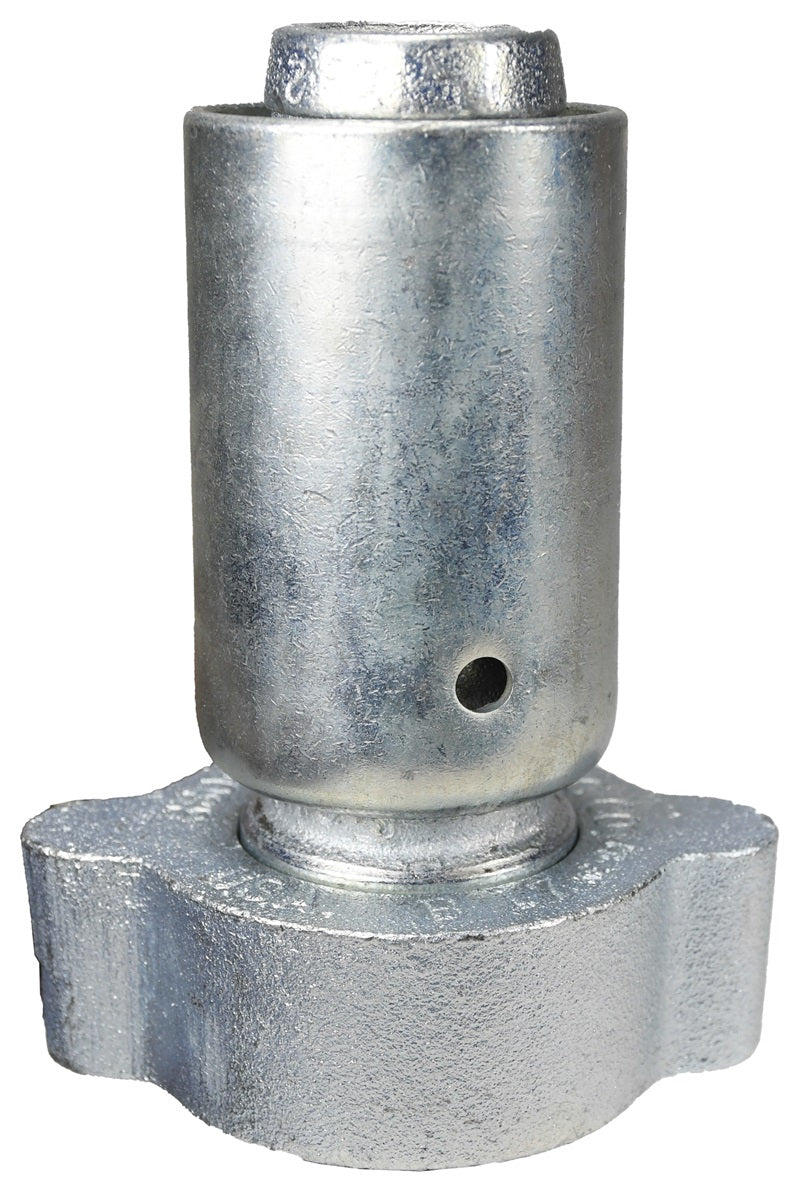 GB21-P3 by Dixon Valve | Boss® Holedall® Fitting | 1-1/2" Hose Shank (without Spud) | Hose ID: from 2-9/64" to 2-16/64" | Plated Iron/Steel