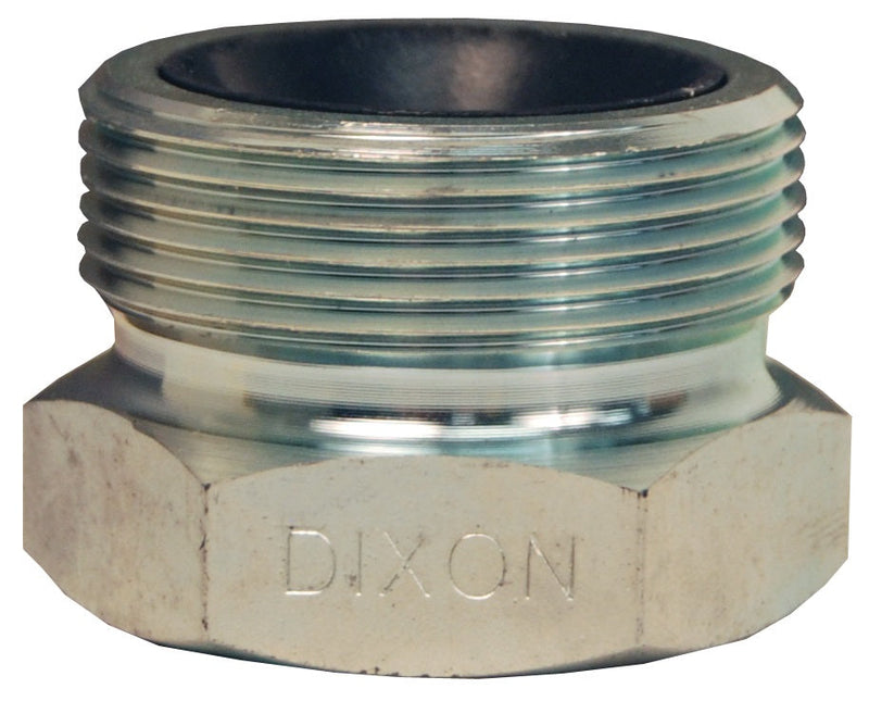 GCC by Dixon Valve | Boss® Ground Joint | Female Spud | 3/8" Female NPT x Wing Nut Thread | Plated Steel
