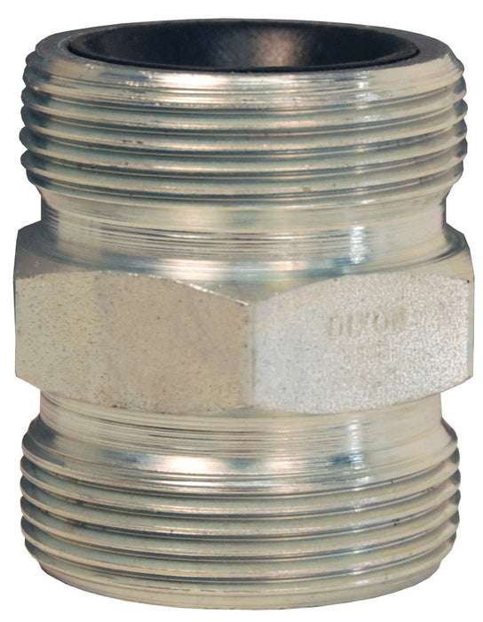 GDB23 by Dixon Valve | Boss® Ground Joint | Double Spud | 1-1/4" and 1-1/2" Size | Wing Nut Thread x Wing Nut Thread | Plated Iron