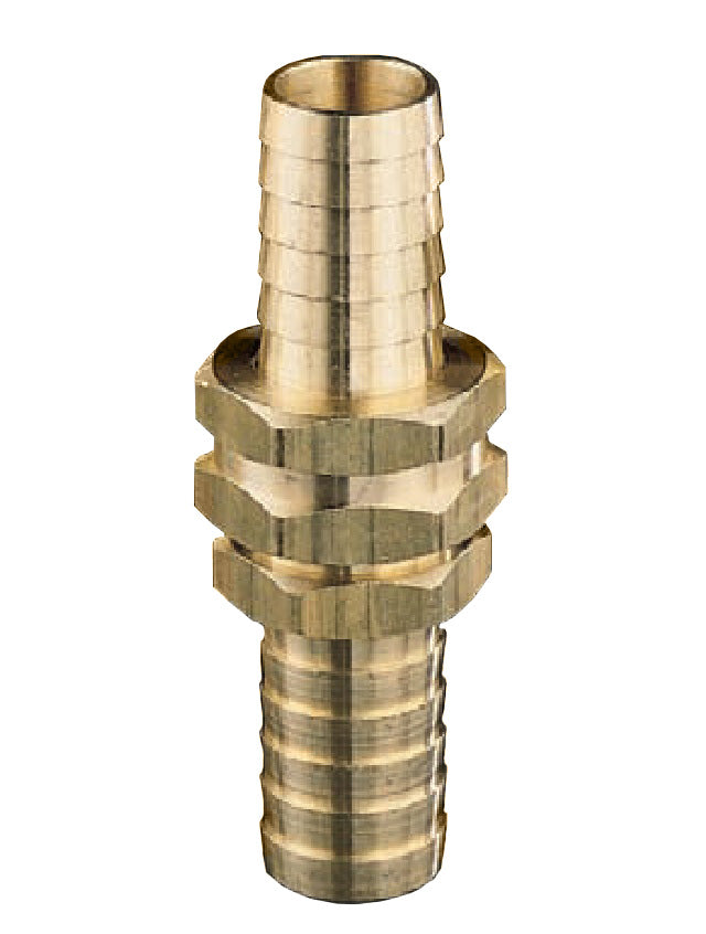 GHS-10 by Campbell Fittings | Garden Hose Couplings | Garden Hose Set | 5/8" Hose ID | 5/8" Male GHT Thread x 5/8" Female GHT Thread | Straight | Brass | Pack of 25