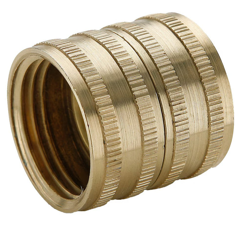 101GHSV-12 by Parker | Garden Hose Fittings | 3/4" Nut Swivel Connector | 1.25" Length | Straight | Brass | Pack of 10