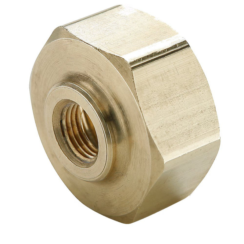95GH-12-2 by Parker | Garden Hose Fittings | 3/4" Nut x 1/8" Female Pipe Thread | 1-1/8" Hex | .63" Length | Straight | Brass | Pack of 10