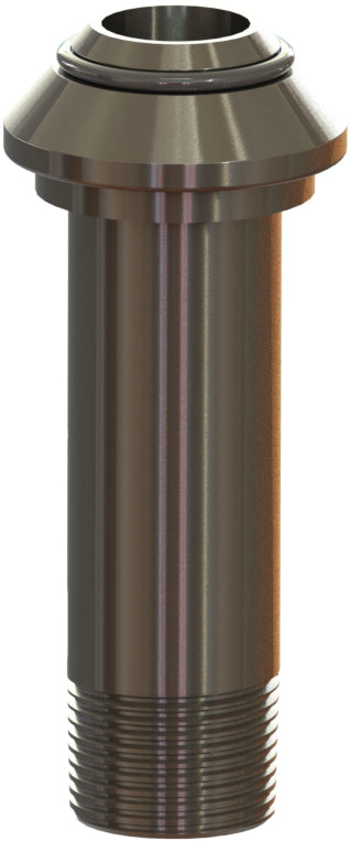 GJMS-4 by Campbell Fittings | Ground Joint Coupling | Male End | 1" Viton Seal x 1" Male NPT Thread | Viton® Seal | Straight | Plated Steel