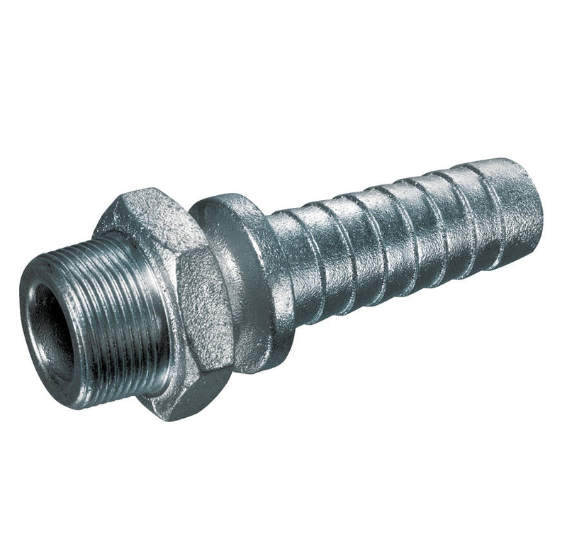 GJM-200 by Kuriyama | GJM Series | Ground Joint Coupling | 2" Male NPT x 2" Hose Barb | Plated Ductile Iron