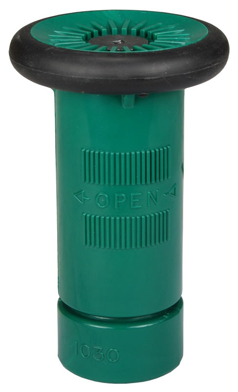GNB75GHT by Dixon Valve | Constant Flow Nozzle with Bumper | Domestic | 3/4" Female GHT | 8.0 GPM | Green | Plastic