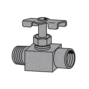B-36824 Breco by Foster | 1/8" Male NPTF Thread x 1/8" Female NPTF | Straight