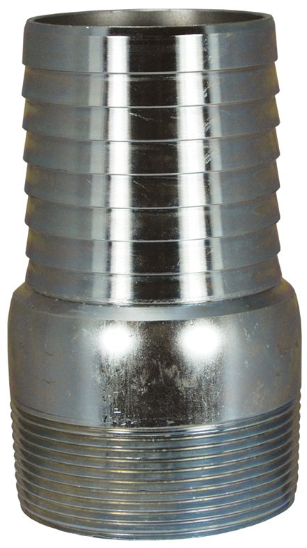 GSTC35 by Dixon Valve | Global King Combination Nipple | 3" Male NPT x 3" Hose ID | Plated Steel