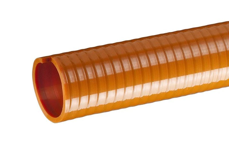 G100X100 Tigerflex® by Kuriyama | G™ Series | Heavy-Duty Liquid Suction Hose | PVC | 1" ID | 1.26" OD | 100ft Length
