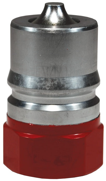 H3F3-BOP by Dixon Valve | Hydraulic Quick Disconnect Coupling | H-BOP-Series | 3/8" Female NPTF x 3/8" Body Size | ISO-B Blowout Preventer Safety Plug | FKM Seal | Steel