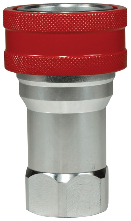 4HF4-SS-BOP by Dixon Valve | Hydraulic Quick Disconnect Coupling | H-BOP-Series | 1/2" Female NPTF x 1/2" Body Size | ISO-B Blowout Preventer Safety Socket | FKM Seal | 316 Stainless Steel