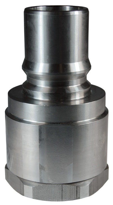 H12F12-SS by Dixon Valve | Hydraulic Quick Disconnect Coupling | H-Series | 1-1/2" Female NPTF x 1-1/2" ISO-B High Volume Interchange | Plug | 316 Stainless Steel