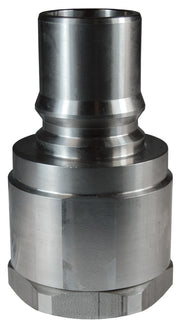 H12BF12-SS by Dixon Valve | Hydraulic Quick Disconnect Coupling | H-Series | 1-1/2" Female BSPP x 1-1/2" ISO-B High Volume Interchange | Plug | 316 Stainless Steel