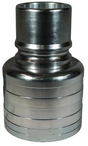 H10BF10 by Dixon Valve | Hydraulic Quick Disconnect Coupling | H-Series | 1-1/4" Female BSPP x 1-1/4" ISO-B High Volume Interchange | Plug | Steel