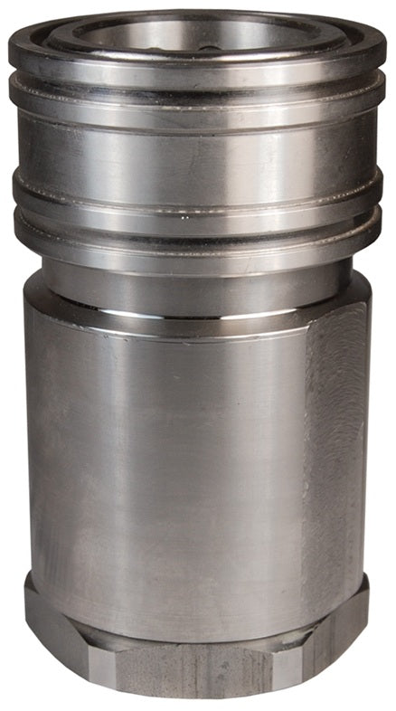 12HBF12-SS by Dixon Valve | Hydraulic Quick Disconnect Coupling | H-Series | 1-1/2" Female BSPP x 1-1/2" ISO-B High Volume Interchange | Socket | Nitrile Seal | 316 Stainless Steel