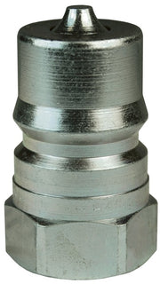 H1F1 by Dixon Valve | Hydraulic Quick Disconnect Coupling | H-Series | 1/8" Female NPTF x 1/8" ISO-B Interchange | Plug | Steel