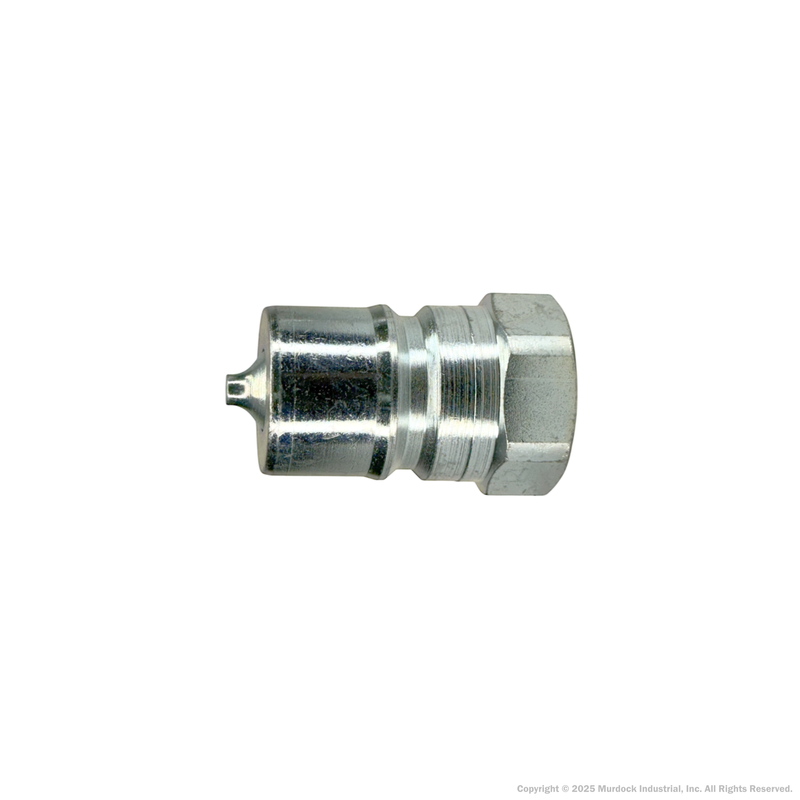H6F6 by Dixon Valve | Hydraulic Quick Disconnect Coupling | H-Series | 3/4" Female NPTF x 3/4" ISO-B Interchange | Plug | Steel