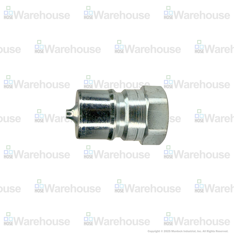 H6F6 by Dixon Valve | Hydraulic Quick Disconnect Coupling | H-Series | 3/4" Female NPTF x 3/4" ISO-B Interchange | Plug | Steel