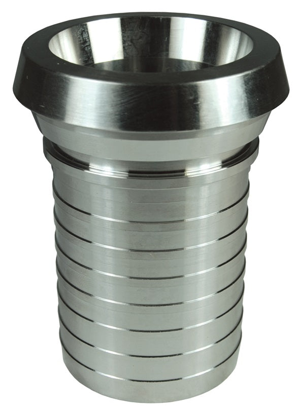 HA0242 by Dixon Valve | Holedall® DIN External Crimp Fitting | Female Stem | 65 DIN | 2-1/2" Size | 316 Stainless Steel