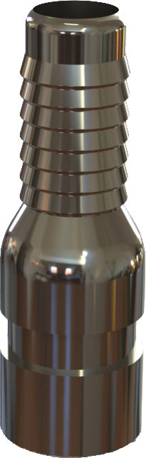 HAGSS-5 by Campbell Fittings | Grooved Combination Nipple | 1-1/4" Female NPT Thread x 1-1/4" Hose Barb | 316 Stainless Steel